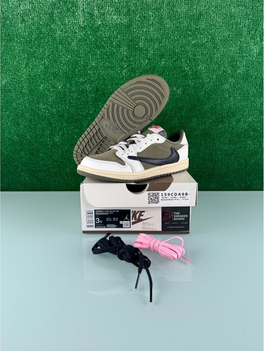 Travis Scott x Air Jordan 1 Retro OG SP Low Medium Olive